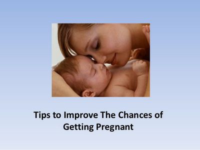 Conception Control - What You Can Do to Increase Your Chances of Getting Pregnant